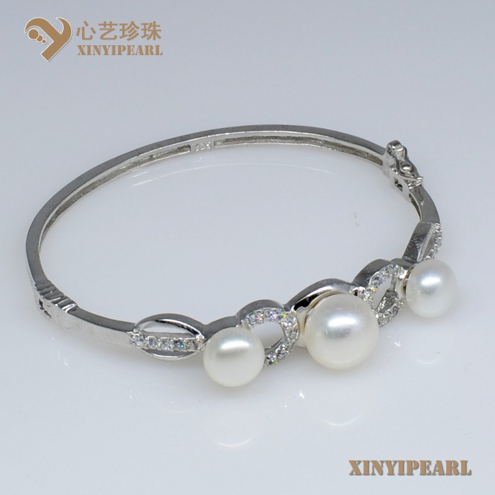 (8-11mm 白色)珍珠手链XY13003-1|心艺珍珠饰品网-珍珠图片