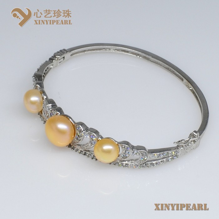 (8-11mm 粉色)珍珠手链XY13004-2__心艺珍珠饰品网-饰品图片