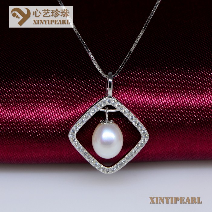 (7-8mm白色)珍珠吊坠XY13032|心艺淡水珍珠饰品图片