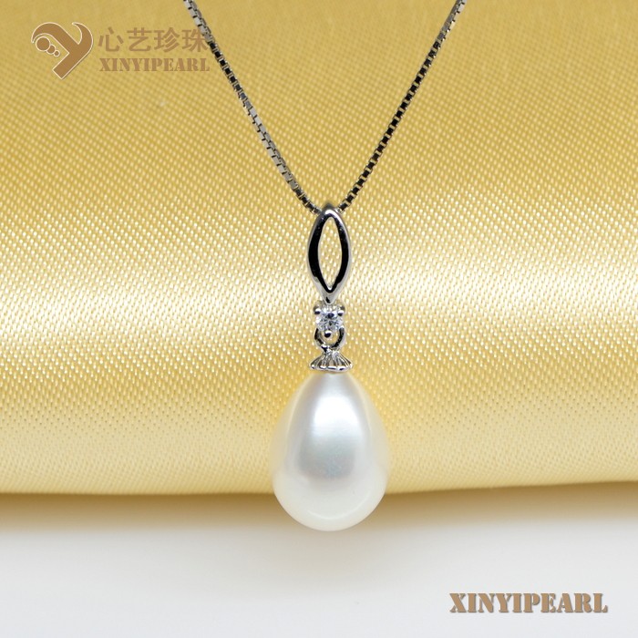 (9-10mm白色)珍珠吊坠XY13036|心艺淡水珍珠饰品图片