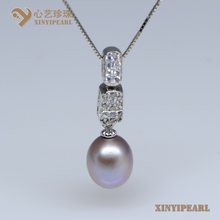 (9-10mm紫色)珍珠吊坠XY13069-3|心艺珍珠饰品网-珍珠图片
